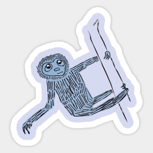 Concerned sloth Sticker